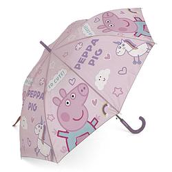 Foto van Nickelodeon paraplu peppa pig junior 48 cm lila/roze