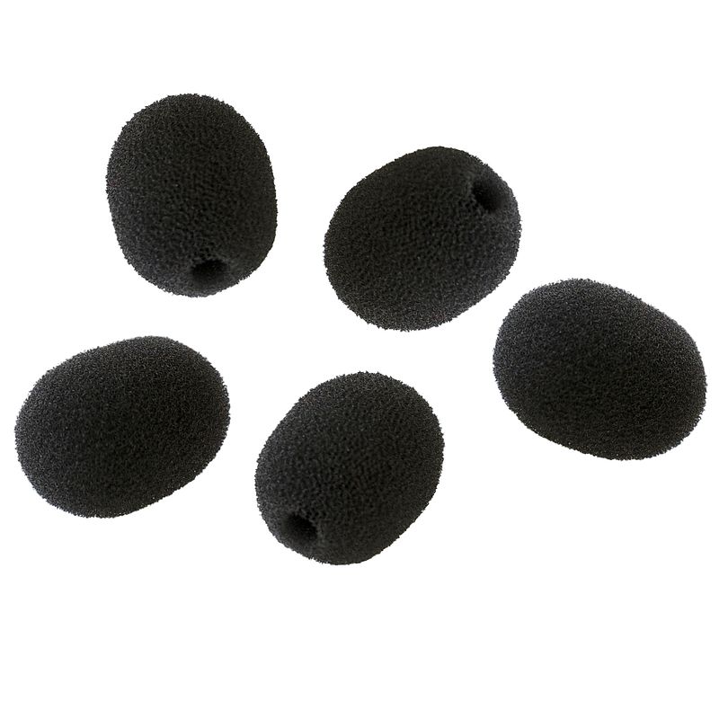 Foto van Radius lavalier mic foam windshields black, pack of 5