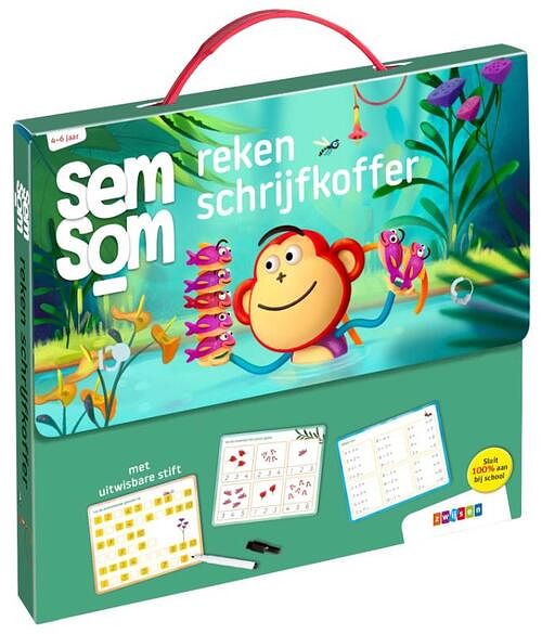 Foto van Semsom reken schrijfkoffer - paperback (9789048746743)