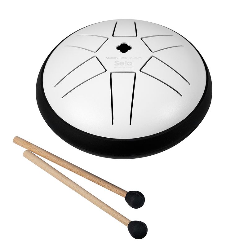 Foto van Sela se 351 melody tongue drum b5 5.5 inch white