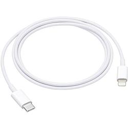 Foto van Apple apple ipad/iphone/ipod aansluitkabel [1x apple dock-stekker lightning - 1x usb-c stekker] 1.00 m wit