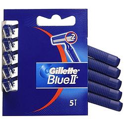 Foto van Gillette blue ii - 5 stuks - wegwerpscheermesjes