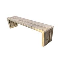 Foto van Wood4you - tuinbank amsterdam steigerhout 200lx43hx38d cm