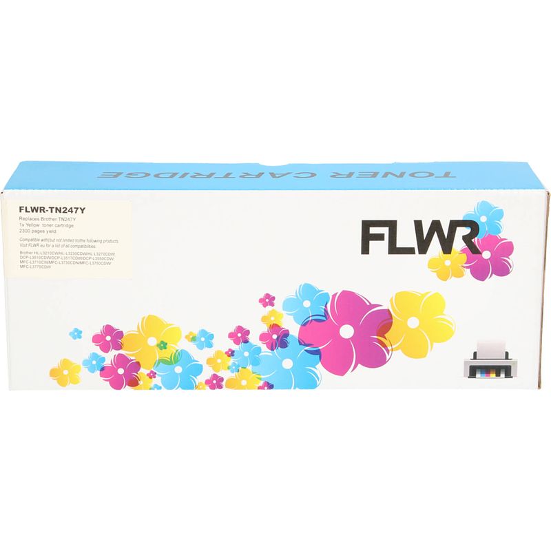 Foto van Flwr brother tn-247 geel toner