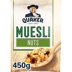 Foto van Quaker muesli noten 450gr bij jumbo