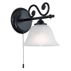 Foto van Eglo murcia wandlamp - e14 - 16.5 cm - zwart