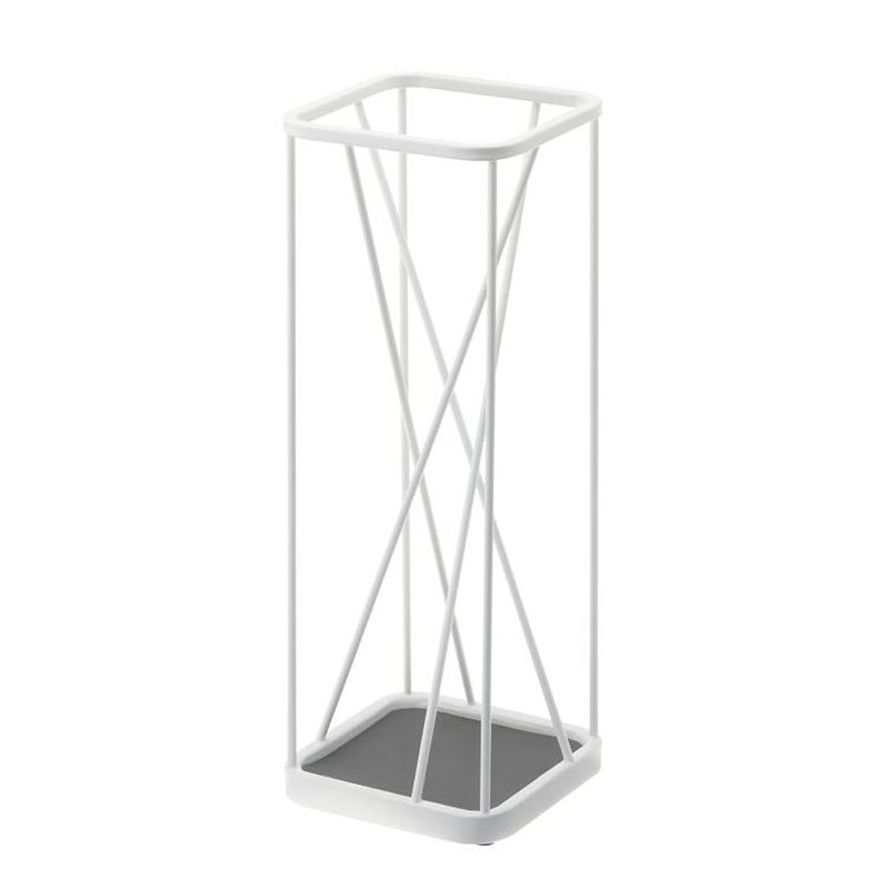 Foto van Yamazaki umbrella stand 9 square - white