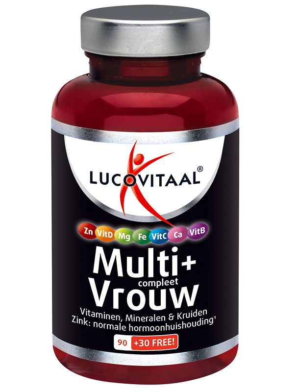 Foto van Lucovitaal multi+ compleet vrouw tabletten