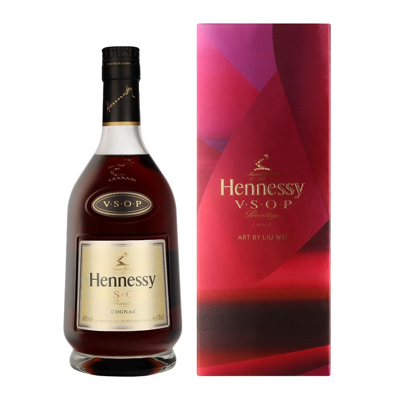 Foto van Hennessy vsop privilege 70cl cognac + giftbox