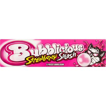 Foto van Bubblicious kauwgom strawberry splash single 38g bij jumbo