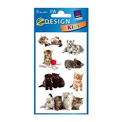 Foto van Kitten stickers 3 vellen - stickers