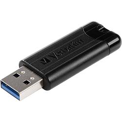 Foto van Verbatim pin stripe 3.0 usb-stick 32 gb usb 3.2 gen 1 (usb 3.0) zwart 49317