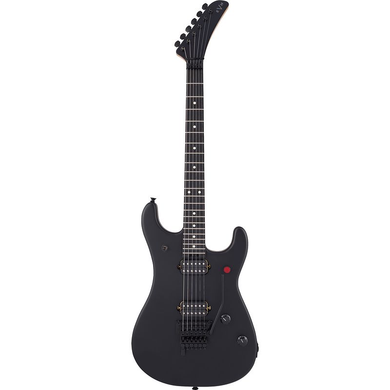 Foto van Evh 5150 series standard stealth black eb elektrische gitaar