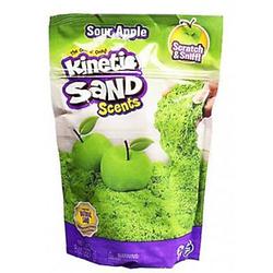 Foto van Kinetic sand speelzand scented sand sour apple junior groen