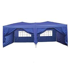 Foto van Partytent easy up 3x6m opvouwbaar blauw