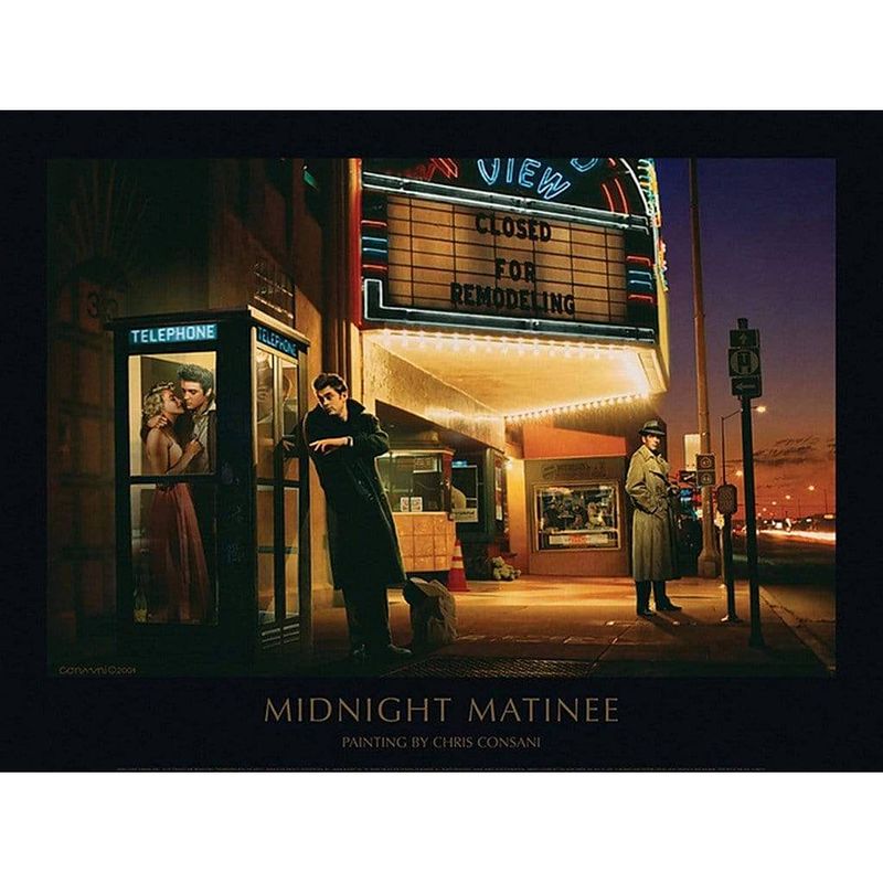 Foto van Pyramid midnight matinee chris consani kunstdruk 80x60cm