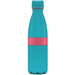 Foto van Boddels twee+ thermosfles drinkfles - 0,5 liter - turquoise/framboos