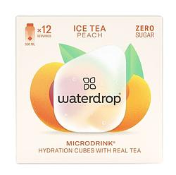 Foto van Waterdrop ice tea peach microdrink vitamin hydration cubes