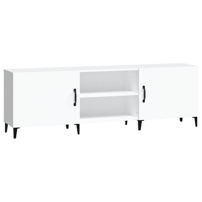 Foto van The living store tv-kast - classic - meubel - 150x30x50 cm - wit