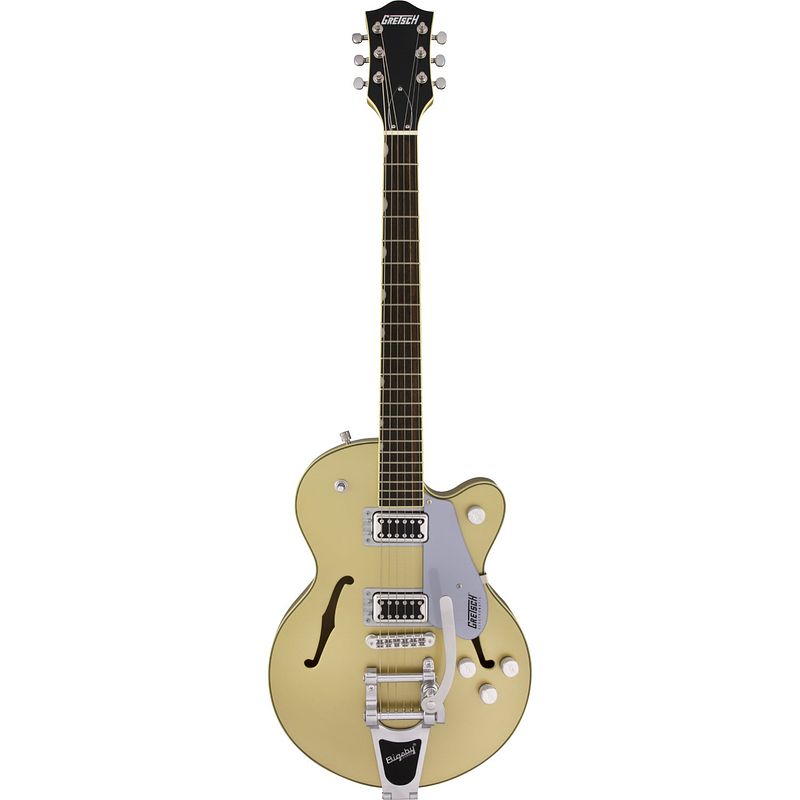 Foto van Gretsch g5655t electromatic centerblock junior casino gold semi-akoestische gitaar
