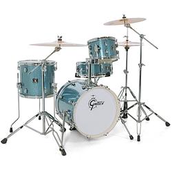 Foto van Gretsch drums ge4s464bs energy street kit blue sparkle 4d. bebop shellset (incl. snaredrum)