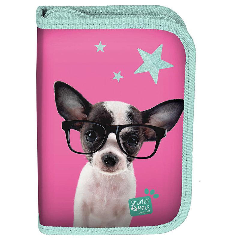 Foto van Studio pets chihuahua - gevulde etui - 19.5 cm - roze