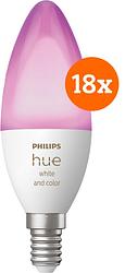 Foto van Philips hue white and color e14 18-pack