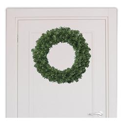 Foto van Groene dennenkrans 60 cm kerstversiering deurkransen - kerstkransen