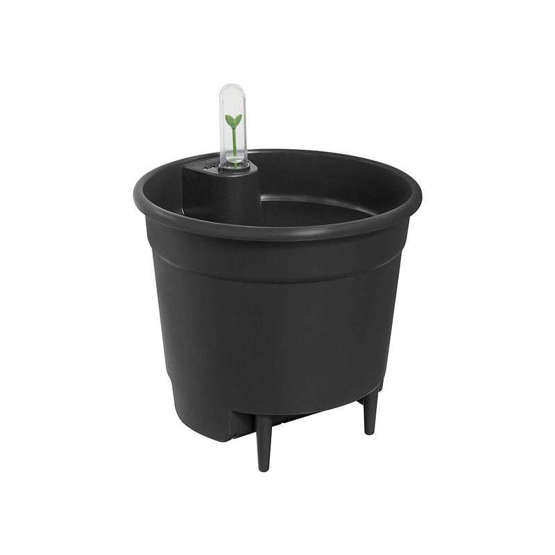 Foto van Self-watering insert 21 living black binnen l 21 x w 21 x h 19,4 cm