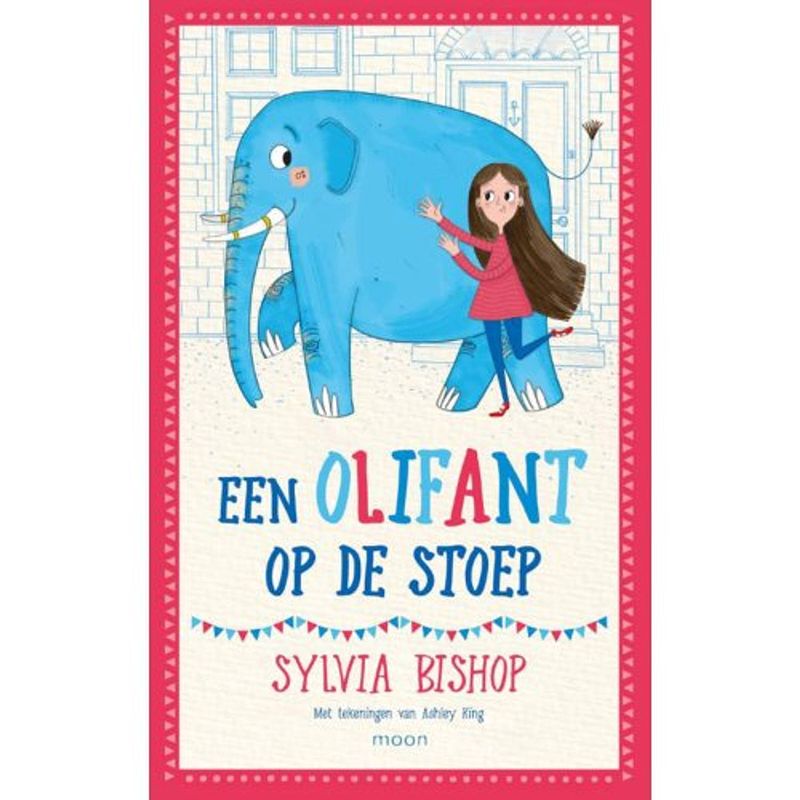 Foto van Een olifant op de stoep