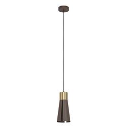 Foto van Eglo losalomas hanglamp - gu10 - 13.5 cm - mokka