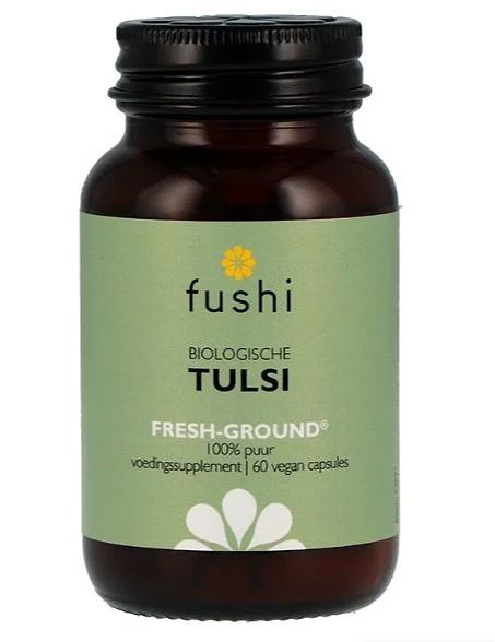 Foto van Fushi biologische tulsi capsules