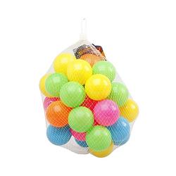 Foto van 100x ballenbak ballen neon kleuren 6 cm speelgoed - ballenbakballen