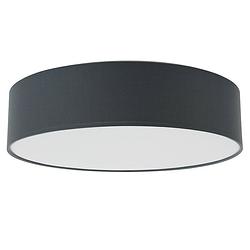Foto van Beliani rena - plafondlamp-grijs-polykatoen