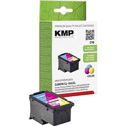 Foto van Kmp inkt vervangt canon cl-546xl compatibel cyaan, magenta, geel c98 1563,4030