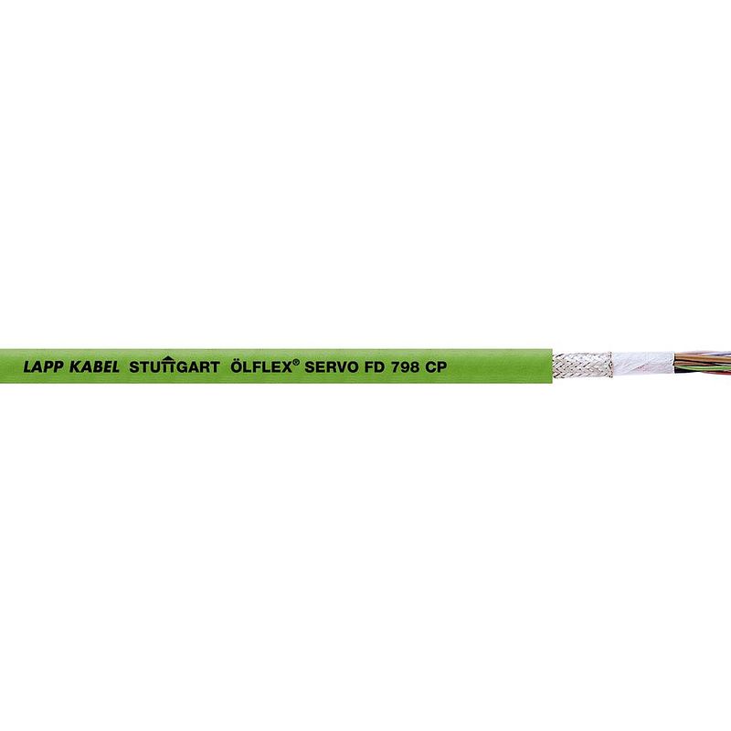 Foto van Lapp ölflex® servo fd 798 cp encoderkabel 10 x 0.14 mm² + 2 x 0.50 mm² groen 36917-500 500 m