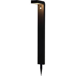 Foto van Eglo baracconi staande lamp buiten - led - 80 cm - sensor - zwart