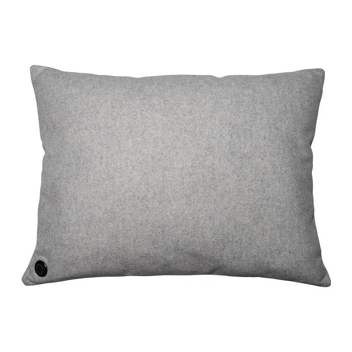 Foto van Cozy una scandinavian light grey 45x45 verwarmingskussen grijs