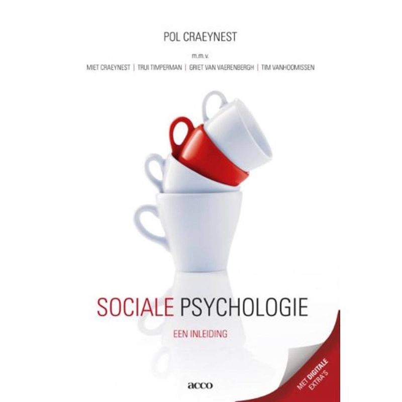 Foto van Sociale psychologie