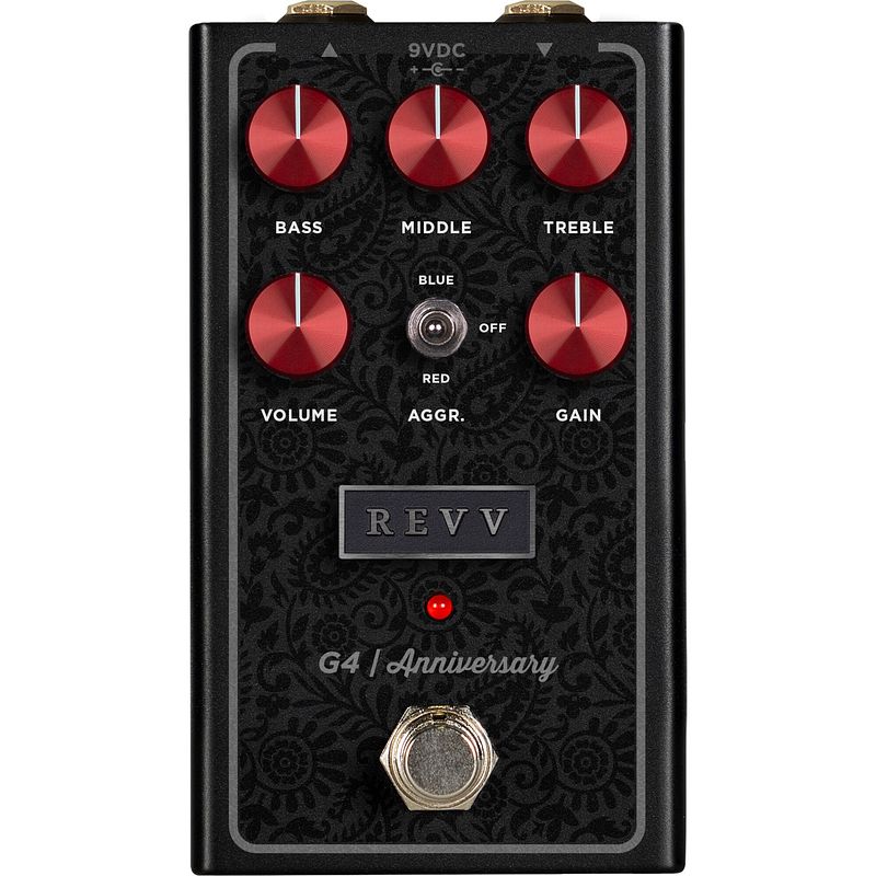 Foto van Revv g4 anniversary edition distortion effectpedaal