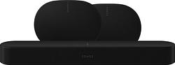 Foto van Sonos beam gen2 zwart + 2x era 300 zwart