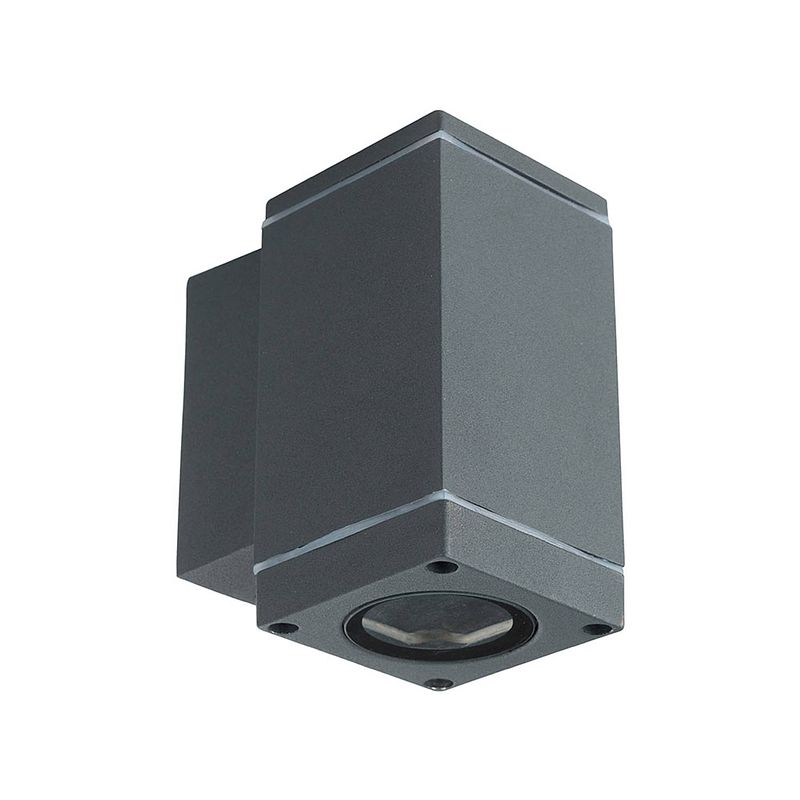 Foto van V-tac vt-841 wandlamp buiten - gu10 - grijs - ip44