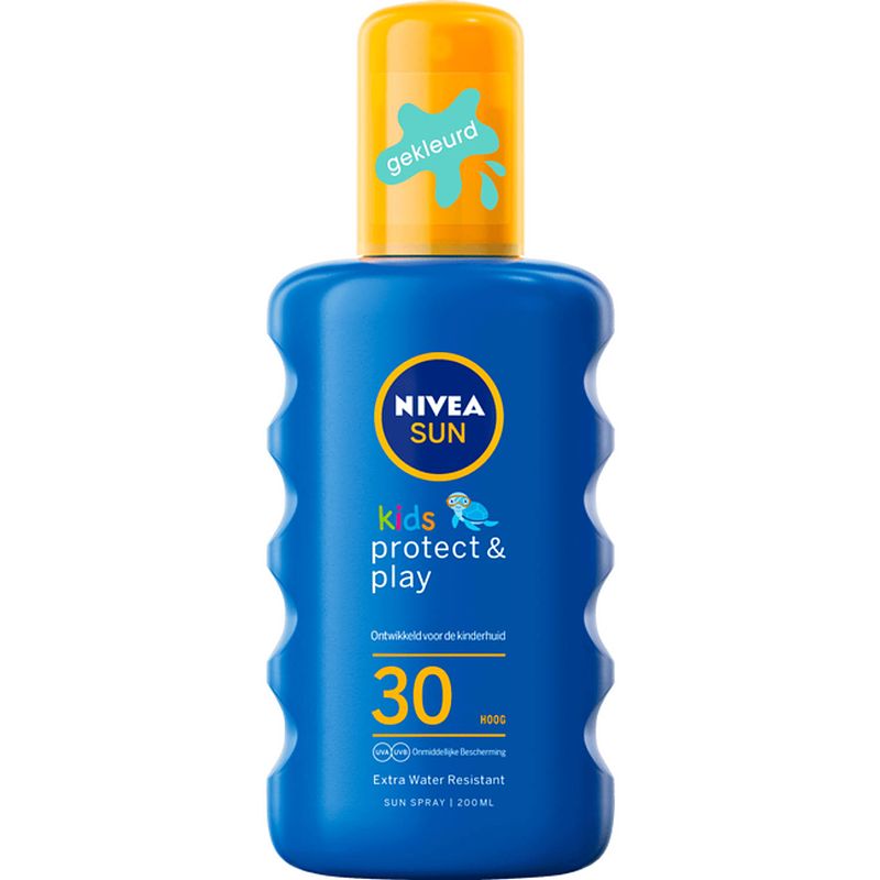 Foto van Nivea sun kids - zonnespray gekleurd - spf30 - 200ml