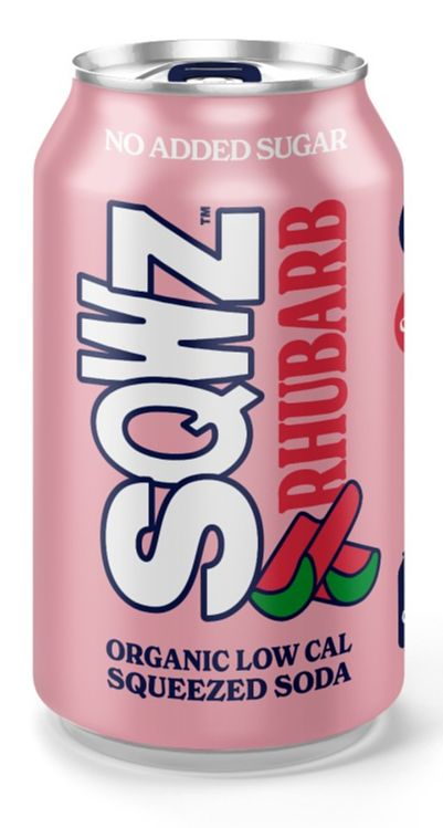 Foto van Sqwz rhubarb biologische soda