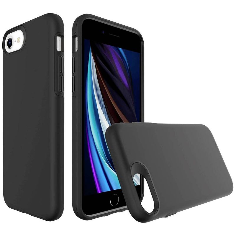 Foto van Jt berlin pankow safe backcover apple iphone se (3. generation 2022, 2. generation 2020), iphone 8, iphone 7 zwart