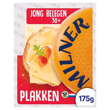 Foto van Milner 30+ jong belegen kaas plakken 175g bij jumbo