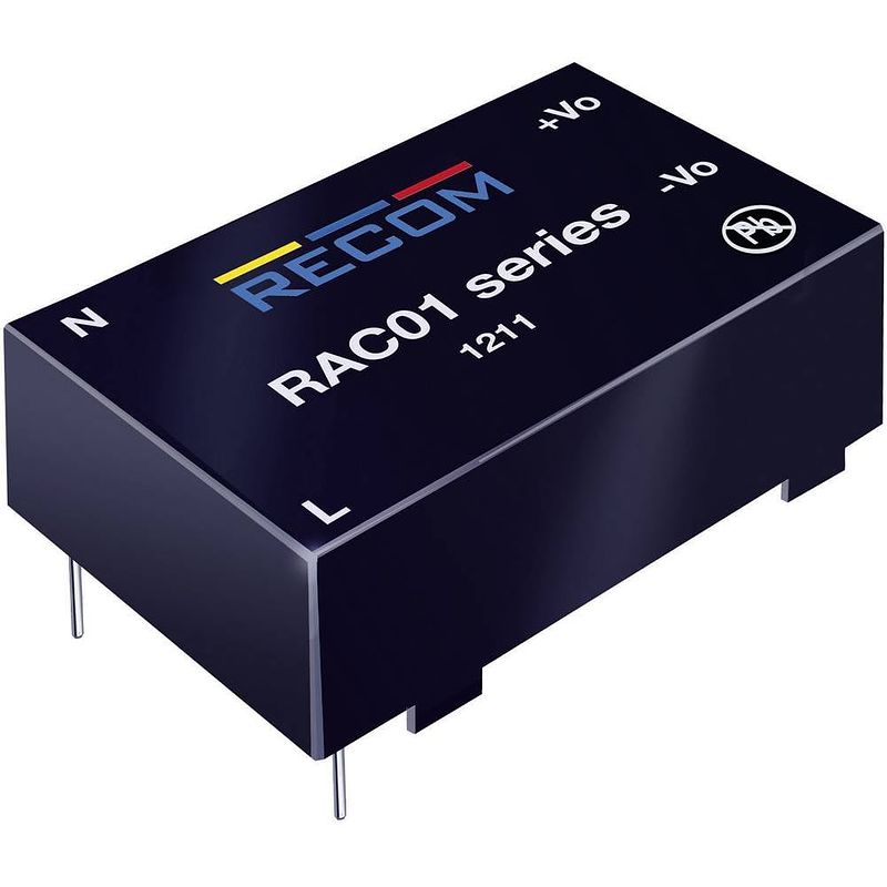 Foto van Recom rac02-24sc ac/dc printnetvoeding 24 v/dc 0.083 a 2 w