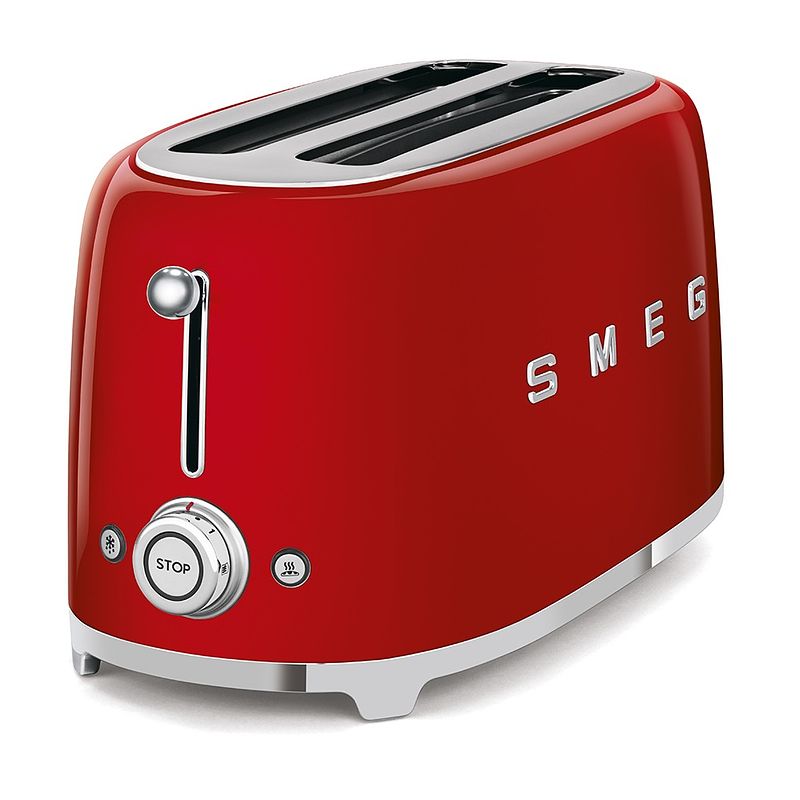 Foto van Smeg tsf02rdeu broodrooster rood