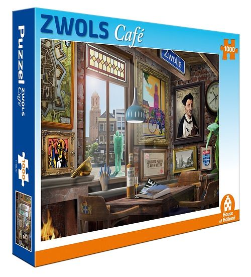Foto van Zwols café puzzel 1000 stukjes