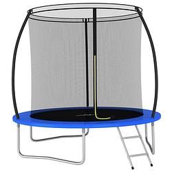 Foto van Vidaxl trampolineset rond 100 kg 244x55 cm